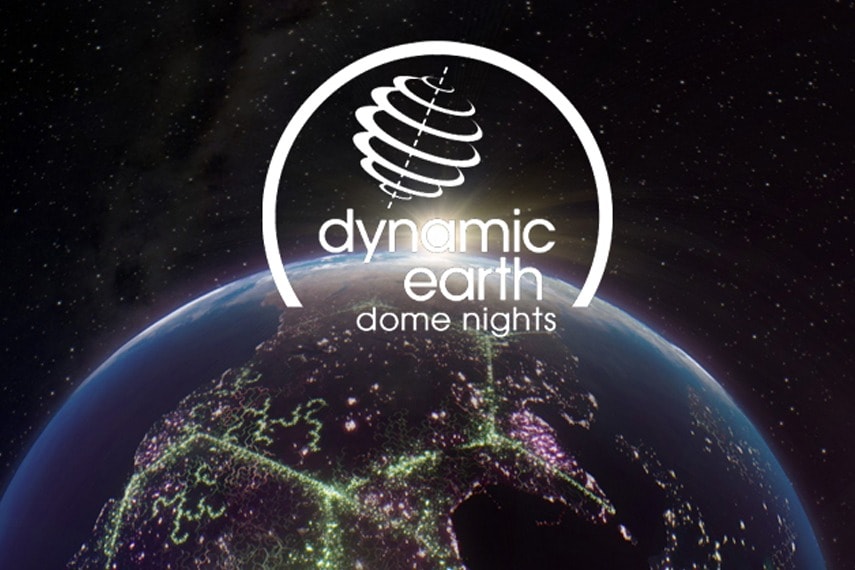 Image of the globe for Dynamic Earth's dome nights at this top Edinburgh visitor attraction and conference venue