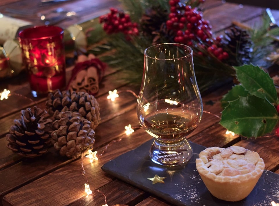 a pine cone, whisky and mince pie this Christmas season at Scotch Whisky Experience, a unique venue in edinburgh